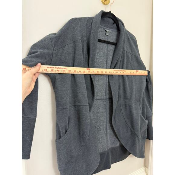 Eddie Bauer Loungewear Capsule Minimalist Camp Fleece Open Cardigan Sweater L - Picture 13 of 14